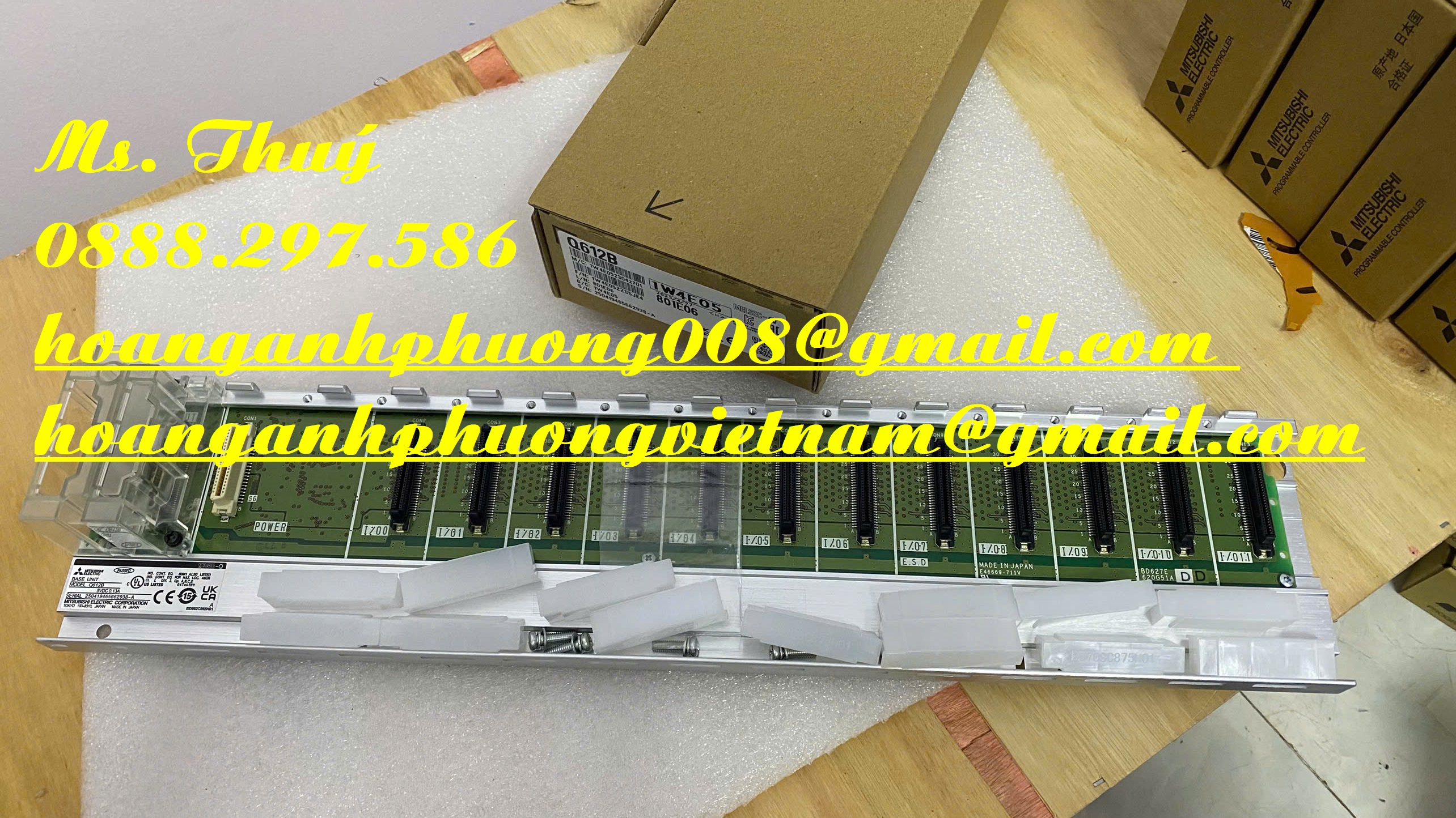 Chuyên phân phối hàng Mitsubishi - Khối chân đế Q612B - New